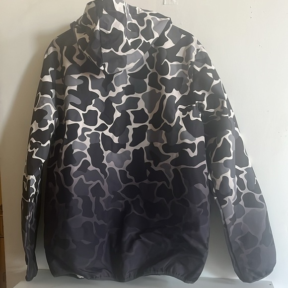 ADIDAS Originals Camouflage Windbreaker Multicolor Men's Hooded Jacket Medium - Picture 13 of 13